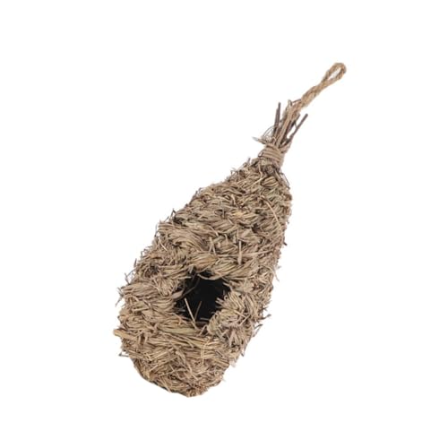 Gatuida Handgefertigtes Hängendes Vogelhaus Rundes Vogelnest Wetterfest Nistkasten für Haustiervögel Balkon Garten Dekoration mit Aufhängeseil Gatuida Handgefertigtes Hängendes Vogelhaus Rundes Vogelnest Wetterfest Nistkasten für Haustiervögel Balkon Garten Dekoration mit Aufhängeseil von Gatuida