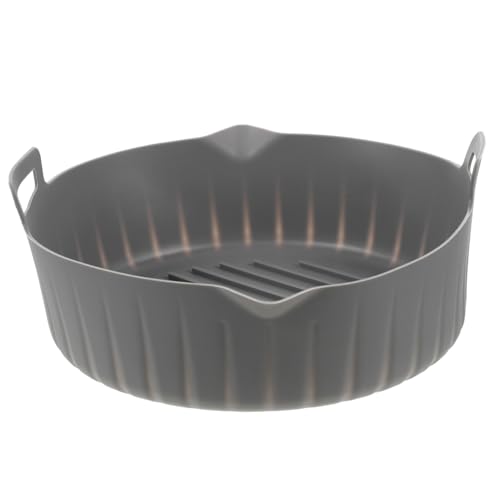 Gatuida Hitzebeständiger Wiederverwendbarer Silikon Einsatz für Runde Heißluftfritteusen Antihaftbeschichtet Spülmaschinenfest für Airfryer Mikrowelle Ofen und Dampfgaren Lebensmittelecht Gatuida Hitzebeständiger Wiederverwendbarer Silikon Einsatz für Runde Heißluftfritteusen Antihaftbeschichtet Spülmaschinenfest für Airfryer Mikrowelle Ofen und Dampfgaren Lebensmittelecht von Gatuida