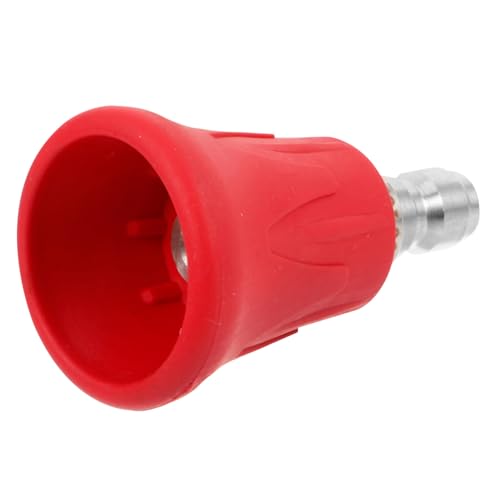 Gatuida Hochdruckreiniger Adapter Metall Schnellkupplung Sprühdüse Rot für Autowäsche Gartenschlauch Kompatibel Einfache Installation Langlebig Wasserspritzschutz von Gatuida