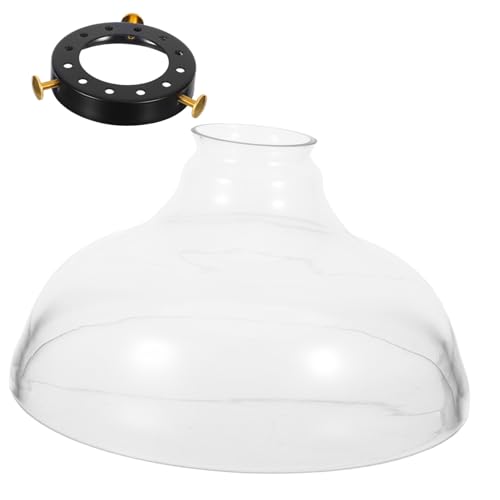 Gatuida Hochtemperaturbeständiger Lampenschirm Aus Glas Deckenleuchtenabdeckung Glasschirm Lampenschirm Ersetzen Deckenleuchtenschirm Deckenventilator von Gatuida