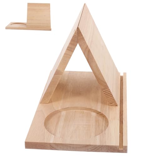 Gatuida Holz Dreieck Bücherregal mit Seitenhalter und Getränkeuntersetzer Multifunktionaler Tragbarer Buchständer für Schreibtisch und Kleine Räume Langlebig und Platzsparend Gatuida Holz Dreieck Bücherregal mit Seitenhalter und Getränkeuntersetzer Multifunktionaler Tragbarer Buchständer für Schreibtisch und Kleine Räume Langlebig und Platzsparend von Gatuida