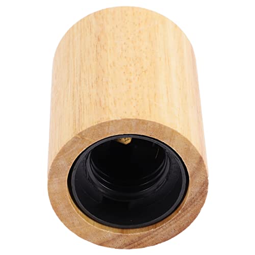 Gatuida Holz Lampenfassung Robuste Pendelleuchte für Kreative DIY Projekte Geeignet für Wohnzimmer Schlafzimmer und Cafés Langlebiges Design mit Exzellenter Verarbeitungzufällige Farben von Gatuida