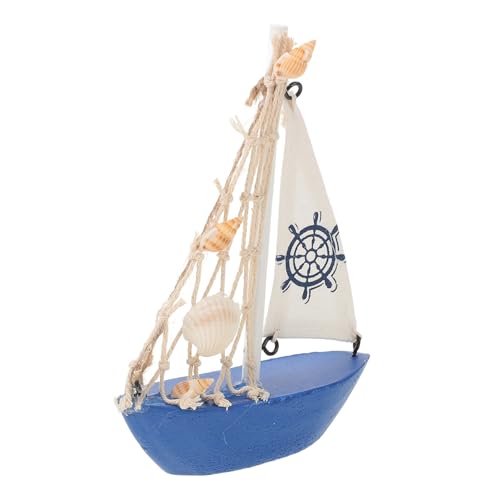 Gatuida Holz Segelboot Modell Mediterraner Stil Miniatur Schiff Deko Handgefertigt Leicht Für Wohn und Schlafzimmer Tischdekoration Strand Thema Geschenkidee Gatuida Holz Segelboot Modell Mediterraner Stil Miniatur Schiff Deko Handgefertigt Leicht Für Wohn und Schlafzimmer Tischdekoration Strand Thema Geschenkidee von Gatuida