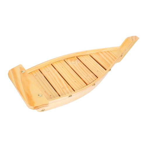 Gatuida Holz Sushi Serviertablett Boot Form Mittel Japanisches Snack Sashimi tablett Für Restaurant Zuhause Stilvolles Präsentieren und Servieren Gatuida Holz Sushi Serviertablett Boot Form Mittel Japanisches Snack Sashimi tablett Für Restaurant Zuhause Stilvolles Präsentieren und Servieren von Gatuida