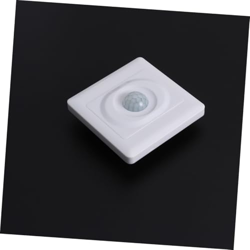 Gatuida Intelligenter Lichtschalter mit Einstellbarer Verzögerung und Photoelektrischem Ir Sensor Energiesparend Spannungskompatibilität für Flur Bad Keller Garage Weiß von Gatuida