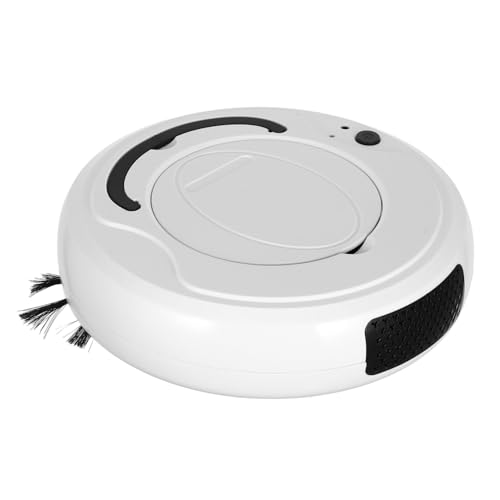 Gatuida Intelligenter Ultraflacher Saug und Wischroboter mit Saugleistung Automatischer Hinderniserkennung und Leisem Betrieb für Hartböden Fliesen Holz und Marmor M² Beige von Gatuida