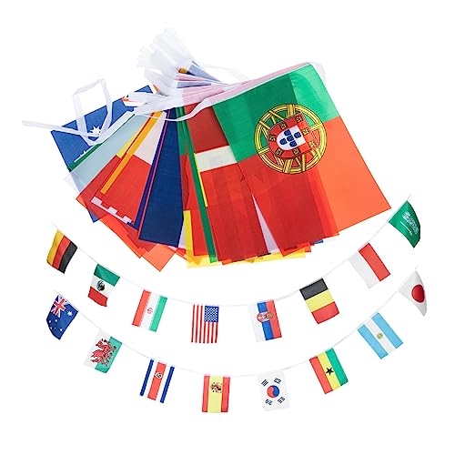 Gatuida Internationale Flaggen Wimpelkette Polyester für Bar und Sportveranstaltungen Dekoration für Garten Fenster Terrasse und Länderflaggen für Lebendige Events Gatuida Internationale Flaggen Wimpelkette Polyester für Bar und Sportveranstaltungen Dekoration für Garten Fenster Terrasse und Länderflaggen für Lebendige Events von Gatuida