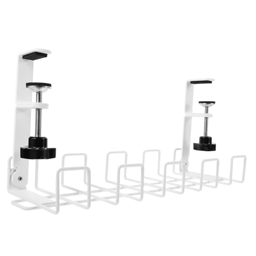 Gatuida Kabelmanagement Untertisch Kabelhalter aus Robustem Metall für Sichere Ordentliche Kabelführung und Steckdosenleisten organisation Am Schreibtisch Weiß Klein Multifunktional Gatuida Kabelmanagement Untertisch Kabelhalter aus Robustem Metall für Sichere Ordentliche Kabelführung und Steckdosenleisten organisation Am Schreibtisch Weiß Klein Multifunktional von Gatuida