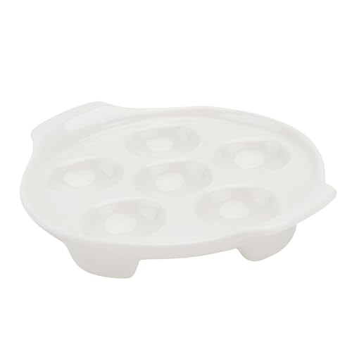 Gatuida Keramik Backform Schneckenplatte Ofenfeste Glatte Oberfläche Rutschfestes Design für Meeresfrüchte und Backen Leicht zu Reinigen Hitzebeständig für Küche und Restaurant von Gatuida