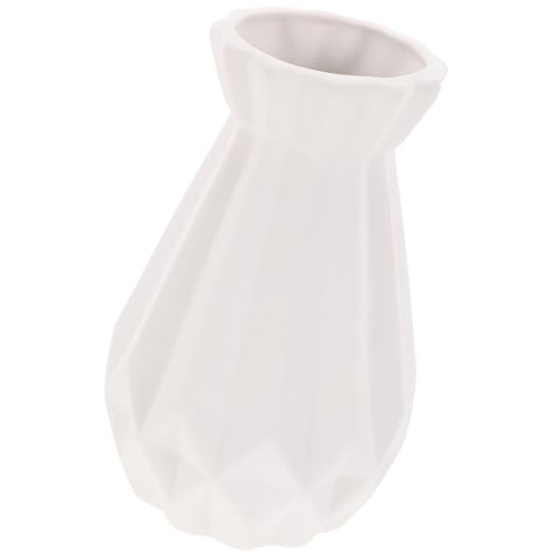 Gatuida Keramische Blumenvase Weiß Skandinavisches Design für Stilvolle Tischdekoration und Blumenarrangements für Hochzeiten und Besondere Anlässe Gatuida Keramische Blumenvase Weiß Skandinavisches Design für Stilvolle Tischdekoration und Blumenarrangements für Hochzeiten und Besondere Anlässe von Gatuida