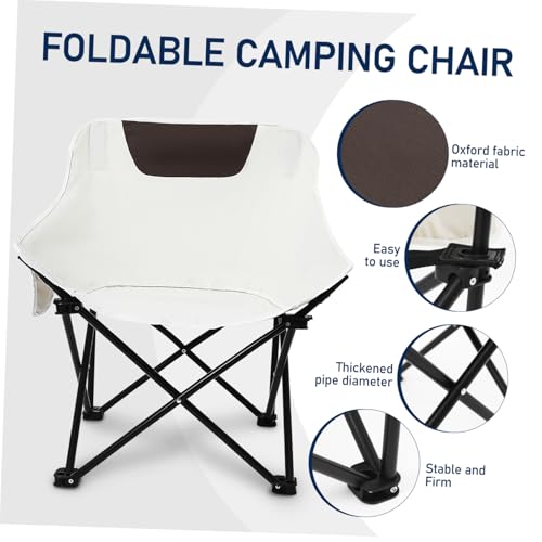 Gatuida Klappbarer Outdoor Campingstuhl mit Tragetasche Stabiler Atmungsaktiver Strandstuhl für Camping Faltbarer Leichter Sessel für Garten und Freizeit Einfach zu Transportieren und von Gatuida