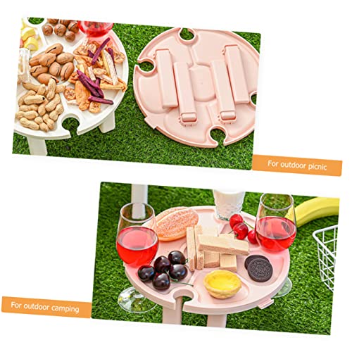 Gatuida Klappbarer Outdoor Weintisch aus Robustem Kunststoff Tragbarer Picknick und Getränketisch mit Praktischem für Camping Garten Strand und Weinliebhaber Wiederverwendbar Gatuida Klappbarer Outdoor Weintisch aus Robustem Kunststoff Tragbarer Picknick und Getränketisch mit Praktischem für Camping Garten Strand und Weinliebhaber Wiederverwendbar von Gatuida