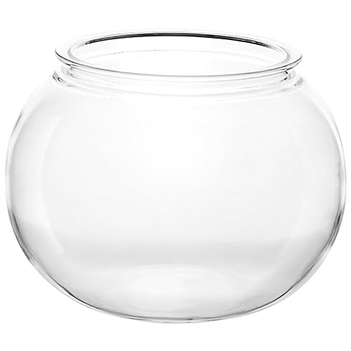 Gatuida Klarer Runder Plastikfischtank Bruchsicherer Aquarium für Goldfische und Dekoration Vielseitig Einsetzbar als Vase für Blumen und Deko für Zuhause und Büro von Gatuida