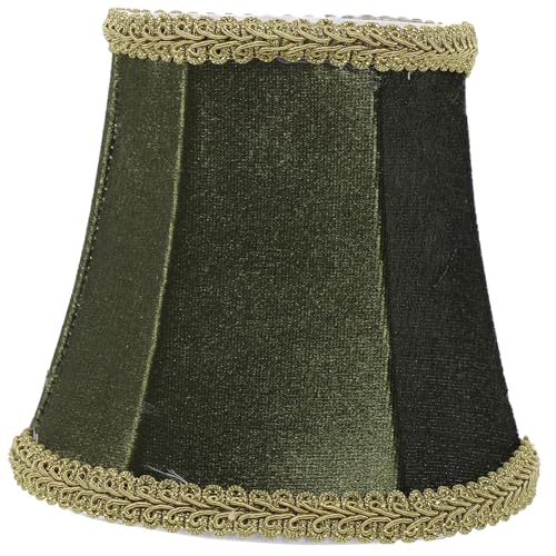 Gatuida Kleiner Lampenschirm Fassung Retro Stofflampenabdeckung für Tischlampe und Wandlampe Dekorativer Lichtschutz für Schlafzimmer und Büro Vielseitig Einsetzbar Zufällige Farbe von Gatuida