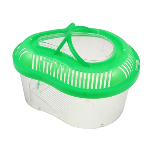 Gatuida Kleiner Pet Carrier für Fische und Reptilien Transportbox mit Sicherheitsdeckel Integrierter Sonnenliege und für Geckos Schildkröten und Aquarien Grün Gatuida Kleiner Pet Carrier für Fische und Reptilien Transportbox mit Sicherheitsdeckel Integrierter Sonnenliege und für Geckos Schildkröten und Aquarien Grün von Gatuida