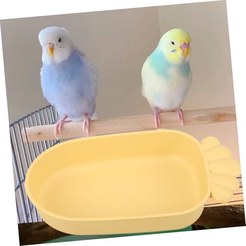 Gatuida Kleines Papageien badewannen Robustem Kunststoff Gelbe Karottenform Vogelbadewanne für Käfige Einfache Reinigung für Wellensittiche und Kleine Ziervögel Vogelbad Zubehör Gatuida Kleines Papageien badewannen Robustem Kunststoff Gelbe Karottenform Vogelbadewanne für Käfige Einfache Reinigung für Wellensittiche und Kleine Ziervögel Vogelbad Zubehör von Gatuida