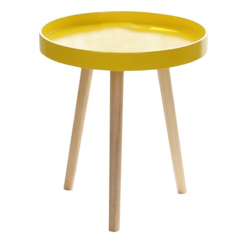 Gatuida Kompakter Beistelltisch Runde Form Einfache Mini Tischlösung für Sofa Bett und Balkon Helle Farben und Funktionales Design für Wohnzimmer und Schlafzimmer Gatuida Kompakter Beistelltisch Runde Form Einfache Mini Tischlösung für Sofa Bett und Balkon Helle Farben und Funktionales Design für Wohnzimmer und Schlafzimmer von Gatuida