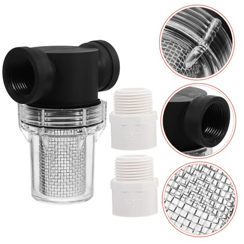 Gatuida Kompakter Tragbarer Garten Wasserfilter mit Mesh PVC Sieb Robustem Kunststoff für Rohrleitungsfiltration Effektive Partikelentfernung Vielseitig Einsetzbar in Garten Farm und Gatuida Kompakter Tragbarer Garten Wasserfilter mit Mesh PVC Sieb Robustem Kunststoff für Rohrleitungsfiltration Effektive Partikelentfernung Vielseitig Einsetzbar in Garten Farm und von Gatuida