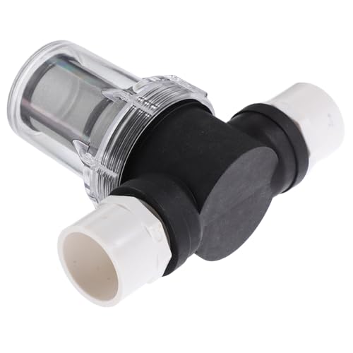 Gatuida Kompakter Wasserfilter aus und PVC Langlebiger Gartenwasserfilter mit Mesh Sieb für Rohrleitung Effektive Sedimententfernung zur Wasserenthärtung und von Gatuida