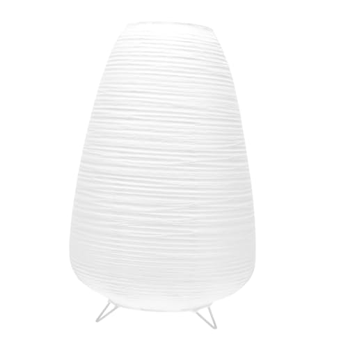 Gatuida Kreative Papier Tischlampe Design für Schlafzimmer Wohnzimmer Büro Warmes Licht für Gemütliche Einfache Handhabung Langlebig als Nachttischlampe von Gatuida