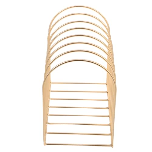 Gatuida Kreativer Schreibtisch Organizer aus Stabilem Metall Vielseitiger Papierhalter für Zeitschriften Bücher und Ordner Kleiner Aufbewahrungsständer für Büro Schlafzimmer und von Gatuida