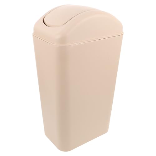 Gatuida Küchen-Mülleimer mit Schwingdeckel – Schmaler Abfalleimer, Papierkorb, Mülleimer aus Kunststoff für Büro, Badezimmer, unter der Theke, Wohnheim, Schlafzimmer, 8 l von Gatuida
