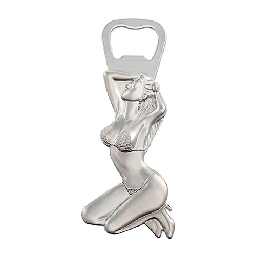 Gatuida Kühlschrankaufkleber Flaschenöffner Magnet cutermesserser bierflaschenöffner Metall-Flaschenöffner beeropener bier öffner Flaschenöffner Kühlschrank Aufkleber Zinklegierung Silver von Gatuida