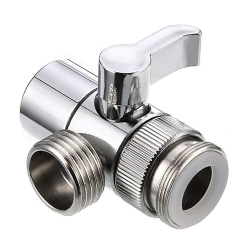 Gatuida Kupfer Wege Duscharm Verteiler Adapter mit Innengewinde Einstellbarer Wasserhahn Duschanschluss für Handbrause und Duschkopf Verchromt out Einfache Steuerung Gatuida Kupfer Wege Duscharm Verteiler Adapter mit Innengewinde Einstellbarer Wasserhahn Duschanschluss für Handbrause und Duschkopf Verchromt out Einfache Steuerung von Gatuida