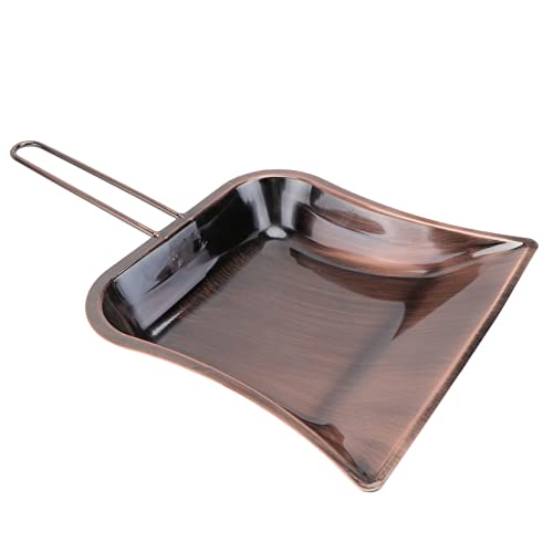 Gatuida Kupferfarbene Kleine Kehrschaufel aus Langlebigem Messing Handgefertigt Praktisches Reinigungstool für Haushalt und Dekoration Robustes Staubblech für Tisch und Boden von Gatuida