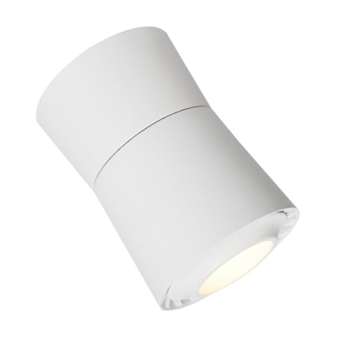Gatuida LED Deckenstrahler Einstellbar Warmweiß Oberfläche Montiertes Spotlight mit Drehbarem Leuchtkopf Energiesparende Innenbeleuchtung für Wohnzimmer Geschäft Hotel und Restaurant von Gatuida