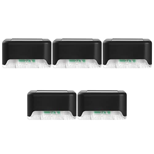 Gatuida LED-Wandleuchte 5Pcs LED Solar Zaun Lichter Wasserdichte Post Solarlampen Deck Lichter Schrittbeleuchtung für ?enwegenstreppen Auffahrt Wandleuchte von Gatuida