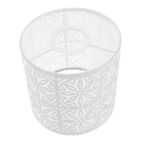 Gatuida Lampenschirm Metall Lampenschirm für Tischlampe und Wandlampe Hohles Design Stilvolle Schlafzimmer Nachttischlampe für Wohnzimmer und Arbeitszimmer Weiße Kunst Gatuida Lampenschirm Metall Lampenschirm für Tischlampe und Wandlampe Hohles Design Stilvolle Schlafzimmer Nachttischlampe für Wohnzimmer und Arbeitszimmer Weiße Kunst von Gatuida