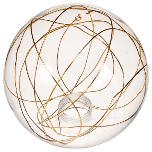 Gatuida Lampenschirm aus Glas: Kugellampenschirm – G9-Fassungsöffnung – Abdeckung für kuppelförmige Beleuchtungskörper – Ersatz-Kugelschirm für Deckenleuchte Gatuida Lampenschirm aus Glas: Kugellampenschirm – G9-Fassungsöffnung – Abdeckung für kuppelförmige Beleuchtungskörper – Ersatz-Kugelschirm für Deckenleuchte von Gatuida