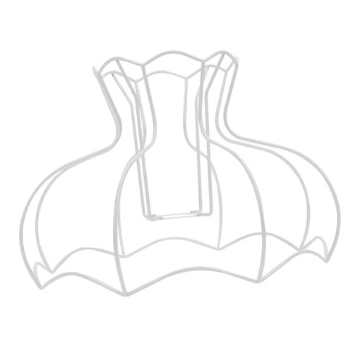 Gatuida Lampenschirmhalter aus Robustem Eisen DIY Lampengestell für Schreibtisch Tischlampen Mittlere Einfach zu Montierender Lampenschirmrahmen für Wohn Arbeitsräume von Gatuida