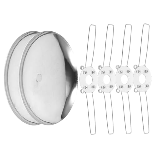 Gatuida Lampshade Federclip mit Fach Federklammern und Halteplatte Langlebige DIY Lampenschirm Halterung für Tischlampen Einfach zu Montieren Platzsparendes Zubehör von Gatuida