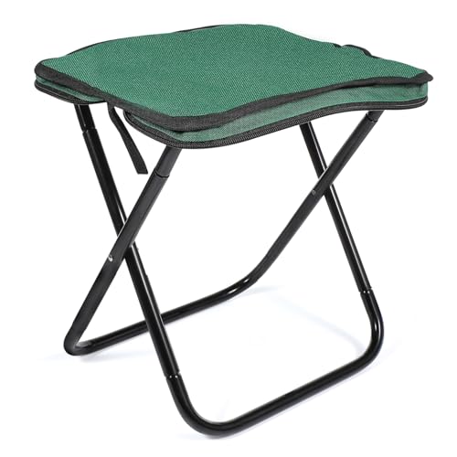 Gatuida Leichter Faltbarer Campinghocker aus Aluminiumlegierung Kompakter Outdoor Klappstuhl für Angeln Garten Sportveranstaltungen und Mobiles Sitzen von Gatuida