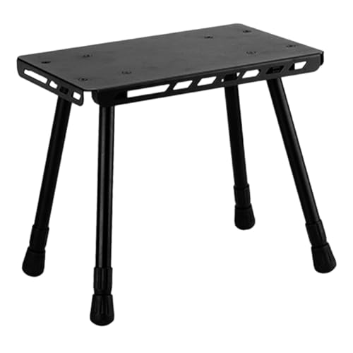 Gatuida Leichter Klappbarer Campingtisch Faltbar Robust Tragbar für Picknick Grill Strand Outdoor Camping Beistelltisch Kleine Tischplatte von Gatuida