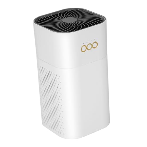 Gatuida Leiser Mini USB für Zuhause und Büro Kompakt für Schlafzimmer und Kleine Räume gegen Rauch Staub und Tierhaare Tragbar und Weiß für Schreibtisch und Studentenwohnheim von Gatuida