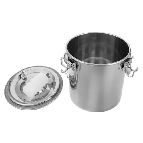 Gatuida Manuelle Edelstahl Melkeimer Milchgerät für Ziegen Kühe Tragbar Leicht für Milchbetrieb Bauernhof Robust und Einfach zu Reinigen Gatuida Manuelle Edelstahl Melkeimer Milchgerät für Ziegen Kühe Tragbar Leicht für Milchbetrieb Bauernhof Robust und Einfach zu Reinigen von Gatuida