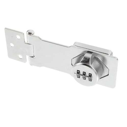 Gatuida Mechanisches Passwort Riegelschloss aus Metall Schlüssellose Kombination Abschließbarer Türriegel für Kleine Türen Schränke Scheunen Badezimmer Outdoor Garage und Garten Einfache Gatuida Mechanisches Passwort Riegelschloss aus Metall Schlüssellose Kombination Abschließbarer Türriegel für Kleine Türen Schränke Scheunen Badezimmer Outdoor Garage und Garten Einfache von Gatuida