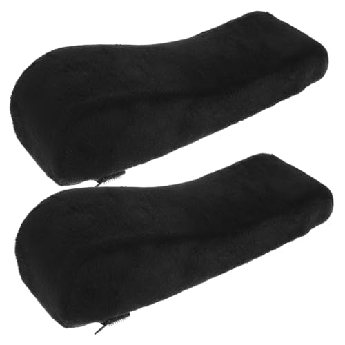 Gatuida Memory Foam Armlehnenpolster Abnehmbare Komfortable Armstützenkissen für Bürostuhl Gamingstuhl und Ergonomische Unterstützung für Arme und Ellbogen in Schwarz von Gatuida