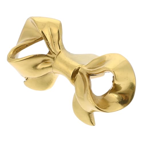 Gatuida Messing Möbelknopf Bowknot Design Robuster Schrankgriff Türgriff für Kommode Schublade Kleiderschrank Kleiner Griff Langlebig Passend für Verschiedene Möbelstile Gatuida Messing Möbelknopf Bowknot Design Robuster Schrankgriff Türgriff für Kommode Schublade Kleiderschrank Kleiner Griff Langlebig Passend für Verschiedene Möbelstile von Gatuida