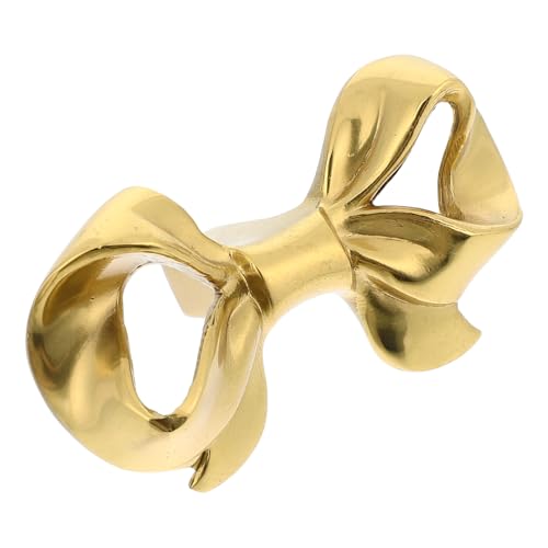 Gatuida Messing Möbelknopf Bowknot Design Schrankgriff Schubladengriff für Kommode Kleiderschrank Schrank Türgriff Geeignet für Küche Wohnzimmer Schlafzimmer Büro von Gatuida