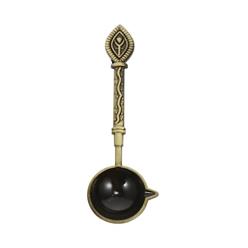 Gatuida Metal Wax Seal Melting Spoon Retro Stil Langlebiger Schmelzlöffel für Siegelwachsperlen Einzigartiges DIY Wachssiegel Zubehör Kompakt und Praktisch für Briefumschläge und von Gatuida