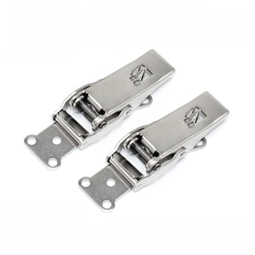 Gatuida Metall Case Lock Catch mit Duck Mouth Design Rostfreier Stahl Kistenverschluss Langlebiger Spring Hook Buckle für Holzboxen Ersatz für Schmuck Werkzeugkisten DIY Geeignet von Gatuida