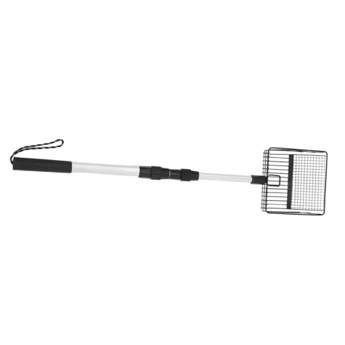 Gatuida Metall Katzensand Schaufel mit Ergonomischem Rutschfestem Griff und Ausziehbarem Griff Metall Sieb für Effiziente Reinigung von Katzenstreu Hühnerstall und Vielseitigem Einsatz Gatuida Metall Katzensand Schaufel mit Ergonomischem Rutschfestem Griff und Ausziehbarem Griff Metall Sieb für Effiziente Reinigung von Katzenstreu Hühnerstall und Vielseitigem Einsatz von Gatuida