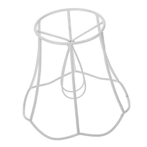 Gatuida Metall Lampenschirmrahmen DIY Lampenhalterung Eisernes Lampenschirm Gestell für Tischleuchte Dekorativer Robuster Lampenschirm Halter für Zuhause und Büro von Gatuida