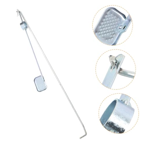 Gatuida Metall Mülltonne Pedal Ersatzteil Robust Korrosionsbeständig für Outdoor Abfallbehälter Einfache Werkzeugfreie Montage Praktische Fußbetätigung für Vielseitige Nutzung von Gatuida