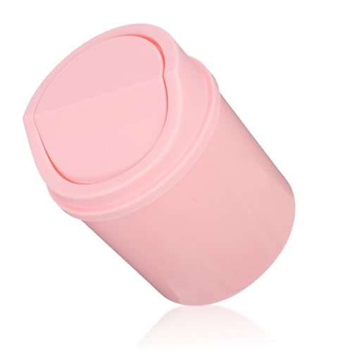 Gatuida Mini Desktop Trash Can mit Drehdeckel Kompakter Kleiner Mülleimer für Büro Schlafzimmer und Zimmer Stilvoller Tischabfalleimer für Einfache Abfallentsorgung Gatuida Mini Desktop Trash Can mit Drehdeckel Kompakter Kleiner Mülleimer für Büro Schlafzimmer und Zimmer Stilvoller Tischabfalleimer für Einfache Abfallentsorgung von Gatuida