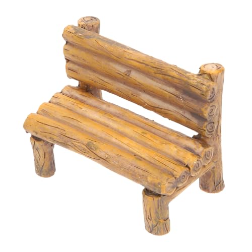 Gatuida Miniatur Mini Stuhl mit Rückenlehne als Handyhalter und Puppenhaus Deko Realistischer Micro Gartenstuhl für Geeignet für Weihnachtsdorf und DIY Landschaften Gatuida Miniatur Mini Stuhl mit Rückenlehne als Handyhalter und Puppenhaus Deko Realistischer Micro Gartenstuhl für Geeignet für Weihnachtsdorf und DIY Landschaften von Gatuida